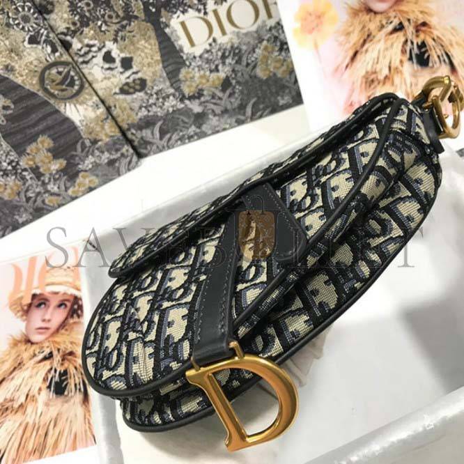 DIOR MINI SADDLE BAG M0447CTZQ_M928 (21cm*18cm*5cm)